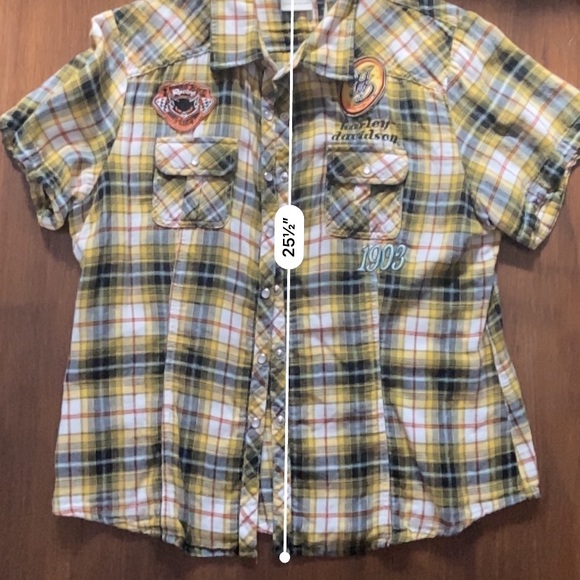 Harley Davidson women’s button down - Picture 7 of 8